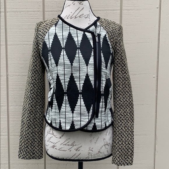 Rachel RACHEL ROY at ease black pearl jacket - Picture 1 of 16